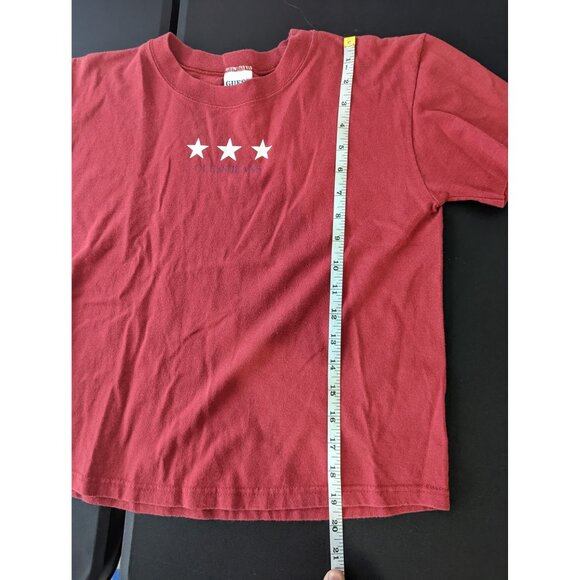 Guess Jeans Womens Red Star Graphic T-Shirt Size Medium Large Y2K 90s Americana - Picture 9 of 9